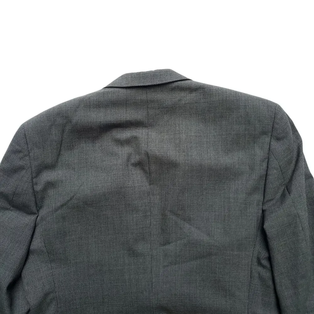 Vintage Ivy Prep Gray Wool Blazer Jacket Sport Coat 2 Button Single Vent 41R